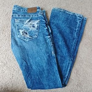 Big star boot leg jeans